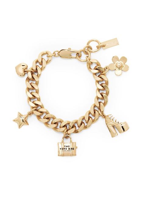 Bracciale con ciondoli Mini Icon dorato marc jacobs - donna MARC JACOBS | 2F3JBR001J60970